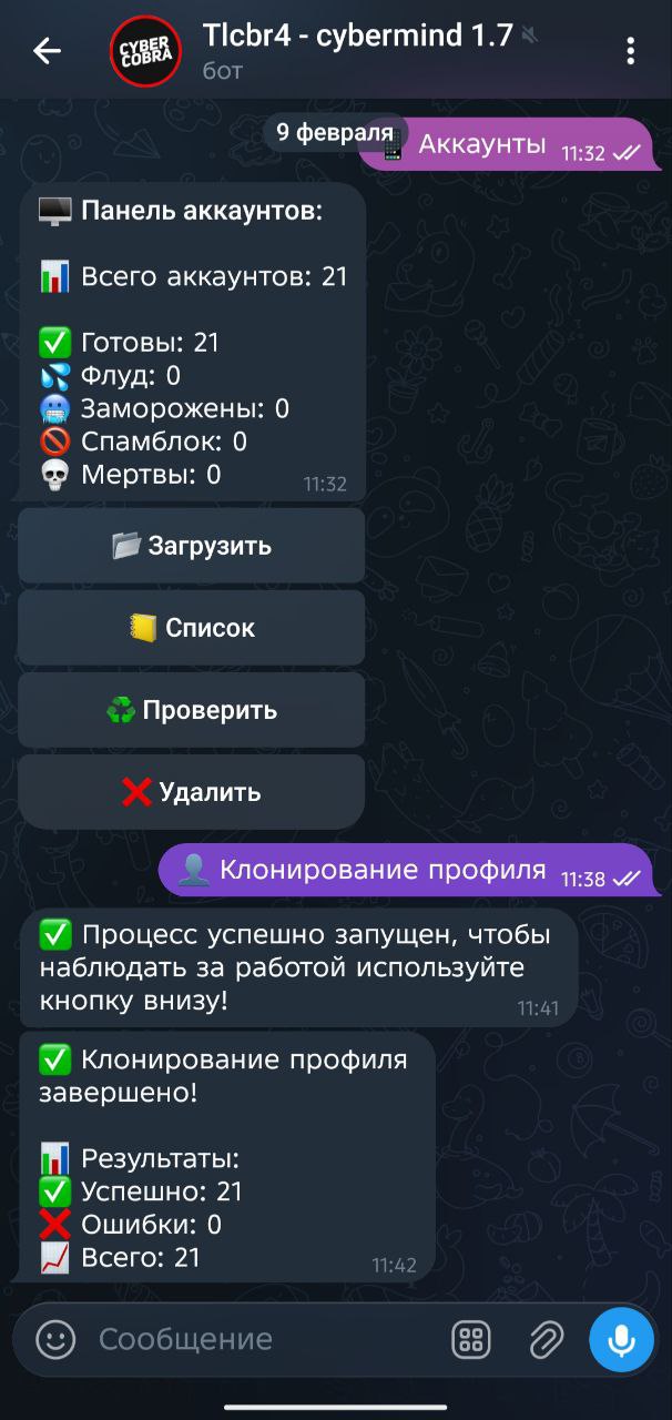 Процесс клонирования